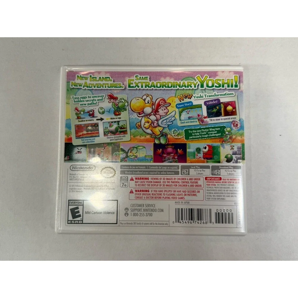 Nintendo Yoshi's New Island Nintendo 3DS 2014 Manual Included Platformer NTSC